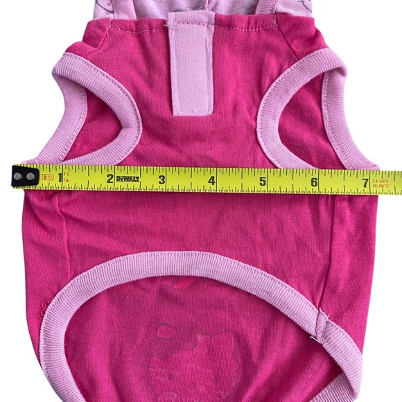 NEW Hello Kitty Dog Hoodie Shirt Graphic Print Pink Size S - Picture 8 of 10